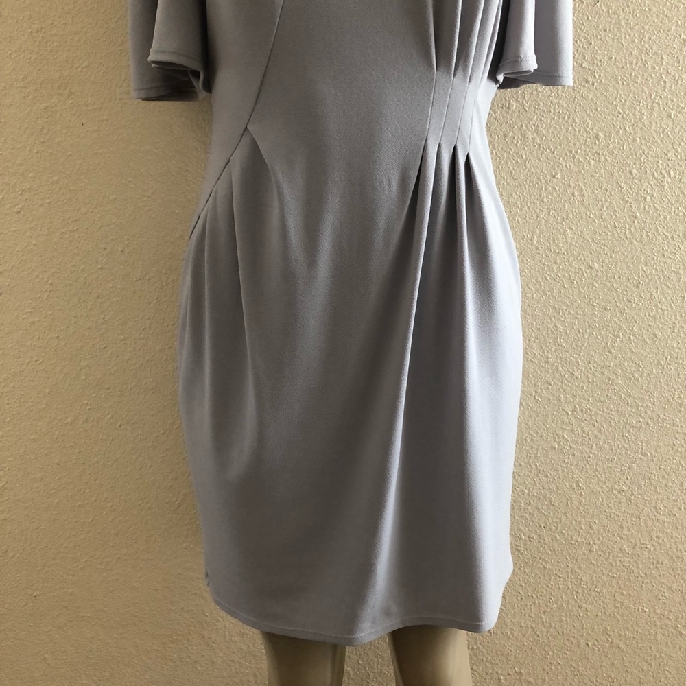Jessica Simpson Semi Formal Light Grey Dress Size S - Picture 3 of 10